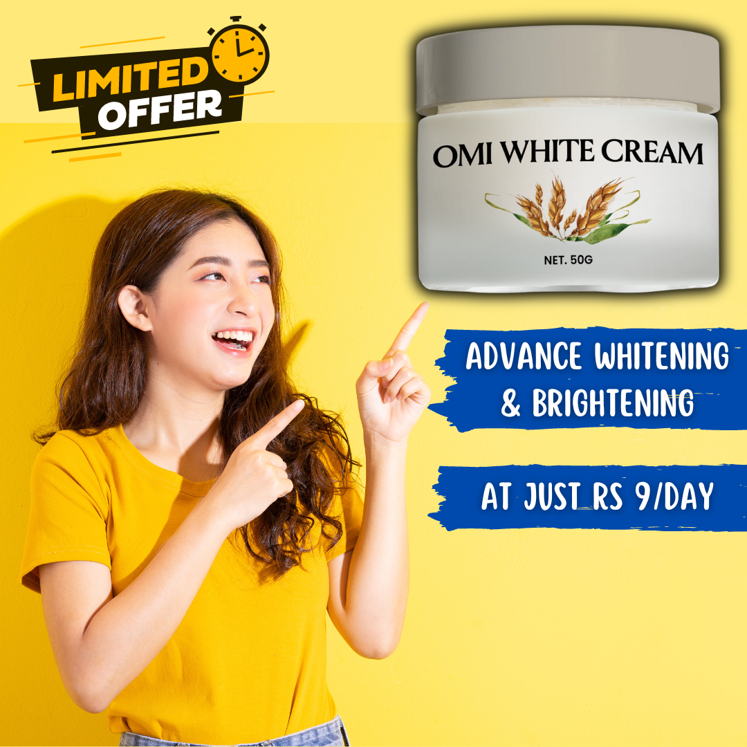 OMI White Cream - Glowing Skin With Advanced Whitening & Brightening - (BUY 1 + GET 1 FREE)