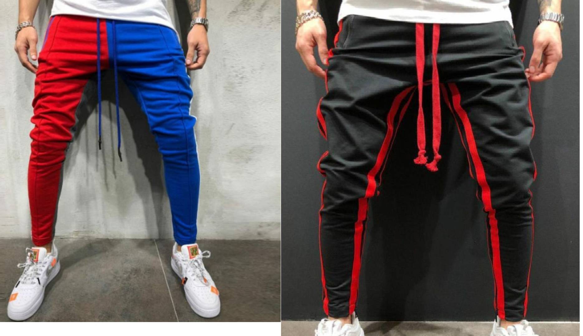 Amazon.com: Men's Plaid Checkered Tartan Outer Side Stripe Inseam Ankle  Zipper Drawstring Premium Track Pants TR537 - Black - Small - JJ5E :  Clothing, Shoes & Jewelry